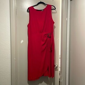 Women’s Calvin Klein dress. Size 16. Red color.